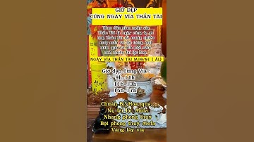 Cúng ngày vía Thần Tài #thantai #viathantai