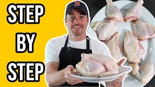 How To Cut A Whole Chicken | 8 Pieces