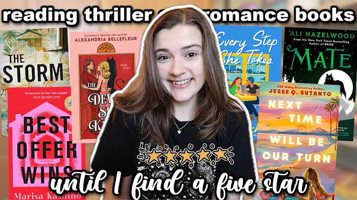 reading NEW thriller and romance books until I find a five star 🤯📚❤️‍🔥 [reading vlog]