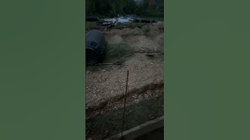 Wetland filter Koi pond