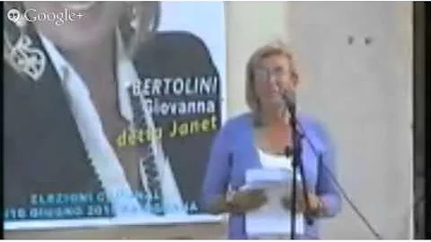 Comizio Candidato Sindaco Janet Bertolini
