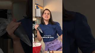 DESAFIO DO BOLO DECORADO | BOLO COM CHANTININHO ROSA E PRETO
