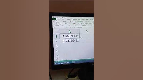 Show more than 12 digits in excel #exceltips #excel #shorts