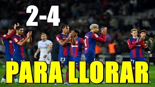 Thumbnail for EL BARÇA ES HUMILLADO 2-4 POR EL GIRONA | NOS FALTA MUCHO CARACTER Y ASÍ NO ASPIRAMOS A NADA