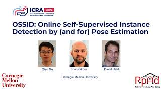 Celebrity OSSID: Online Self-Supervised Instance Detection (and for) Pose Estimation Profile