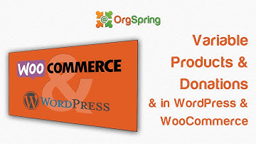 Creating Variable Donation Products in WooCommerce