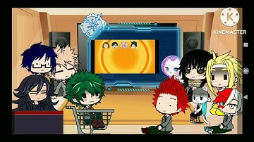 Mha react to "So this is basically my hero academia"| The Tiny Town show |