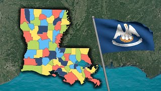 Louisiana - Geography of the 64 Parishes