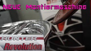 Wir Zeigen Euch Unsere Hunter Revolution Walkaway Reifenmontiermaschine..