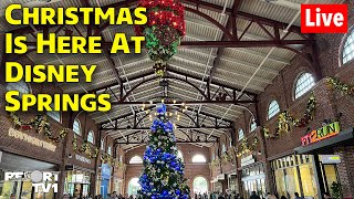 🔴Live: Christmas is Here at Disney Springs - Walt Disney World Live Stream - 11-29-23