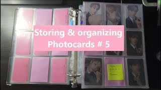 Storing and organizing photocards #5 ~Sleeving and discussing some new collections