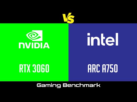 nVidia GeForce RTX 3060 vs Intel Arc A750 - Gaming Benchmark (1080p & 1440p)