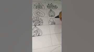 Basics of mandala art 🖍️🎨 for beginners.easy to learn3 #drawing#easydrawing #basics  #mandala