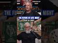 Bill asks David Letterman what the future of late night talk shows may look like