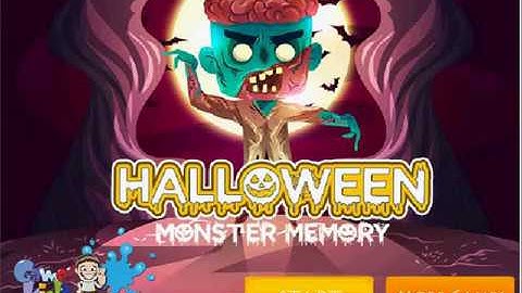 HALLOWEEN MONSTER MEMORY MATCH