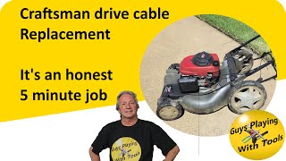 Craftsman Drive Cable replacement