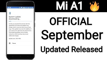 [OTA] Mi A1 Official September Security Update Released For All Users