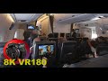 8k vr180 singapore airlines economy have a look what the cabin looks like 3d travelsmusic