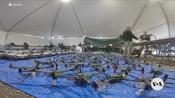 Swarms of drones can be managed by a single person | VOANews