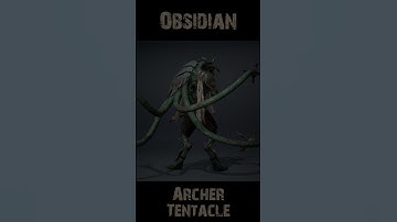Obsidian Archer Tentacle 360 #character #rogerkint #3d #animation #gaming #unity #unreal #obsidian