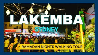 Australia Sydney Walking Tour - Lakemba Vibrant Ramadan Night #explore #australia