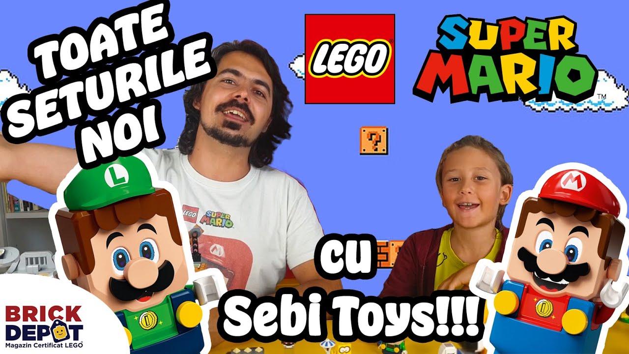 Ne jucăm cu noile seturi LEGO Super Mario și Luigi!!! Concurs între George și Sebi Toys! | #5