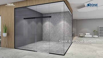 HANA Partition Solution with Self Closing Sliding Door System | Ozone Hardware Exports| #shorts