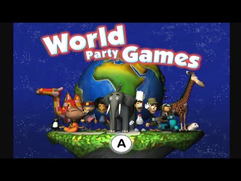 World Party Games Wii Playthrough - Party With Animals