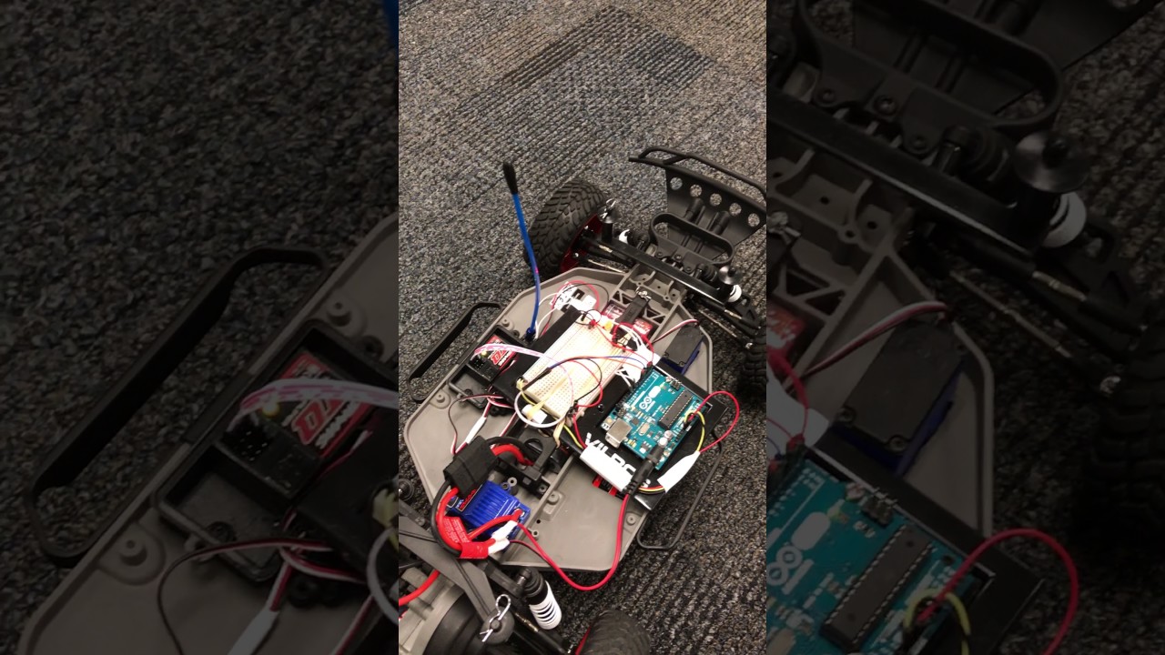 Full control of RC car functions from Arduino