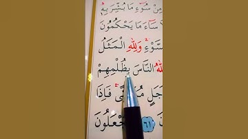 سورة النحل الأية 59 إلى 61 القارئ سعد الغامدي