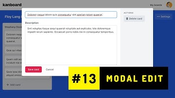 Edit card in HeadlessUI & Inertiajs modal - Trello Kanban