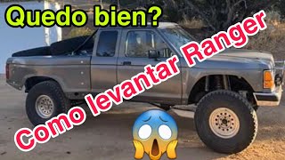 Como levantar la suspension y alinear Ranger hasta la 1997