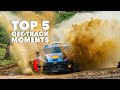 Top 5 Times A Rally Car Fell Off The Track 🤯🫣