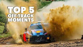 Top 5 Most Epic Off-Piste Moments in WRC History 🤯🫣