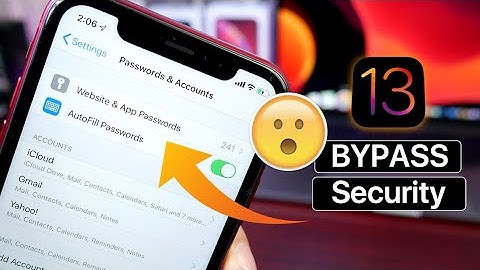 iOS 13 BUG Allows Access to ALL Passwords, Emails & Usernames - iOS 13 Security Flaw