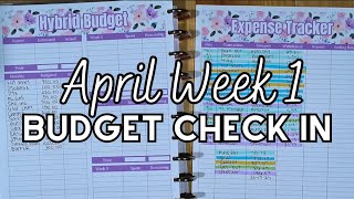 Budget Check In April Week 1