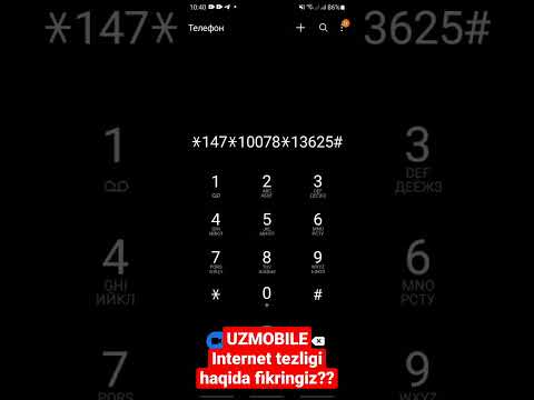 Uzmobile 4G interneti