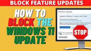 how to block the windows 11 update