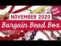 Bargain Bead Box Monthly Subscription Unboxing | Nov. 2020