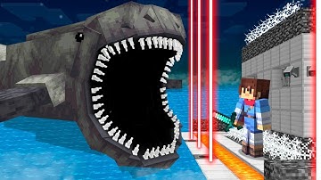 The Bloop vs Security House in Minecraft