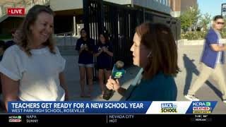 KCRA 3 News RJUHSD Professional Dev Day 26 7 15 AM live report
