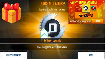 Asphalt 8, D Class Direct Upgrades Gifted 🎁 in Asphalt 8