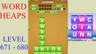 Word Heaps Level 671 - 680 | All Answers | Walkthrough screenshot 3