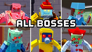 Pixel Combat Zombie Strike - All Bosses New Update 3.11.4 - Android Gameplay Part 115