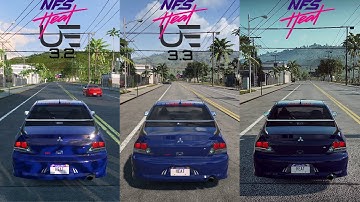 need for speed heat - unitΞ 3.3 vs 3.2 vs vanilla