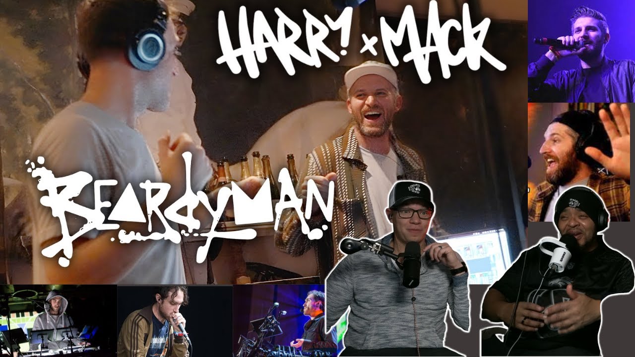 Beardyman Is Harry Mack’s NEW DJ?? | Harry Mack & Beardyman Getting Silly Wit It Freestyle Reaction