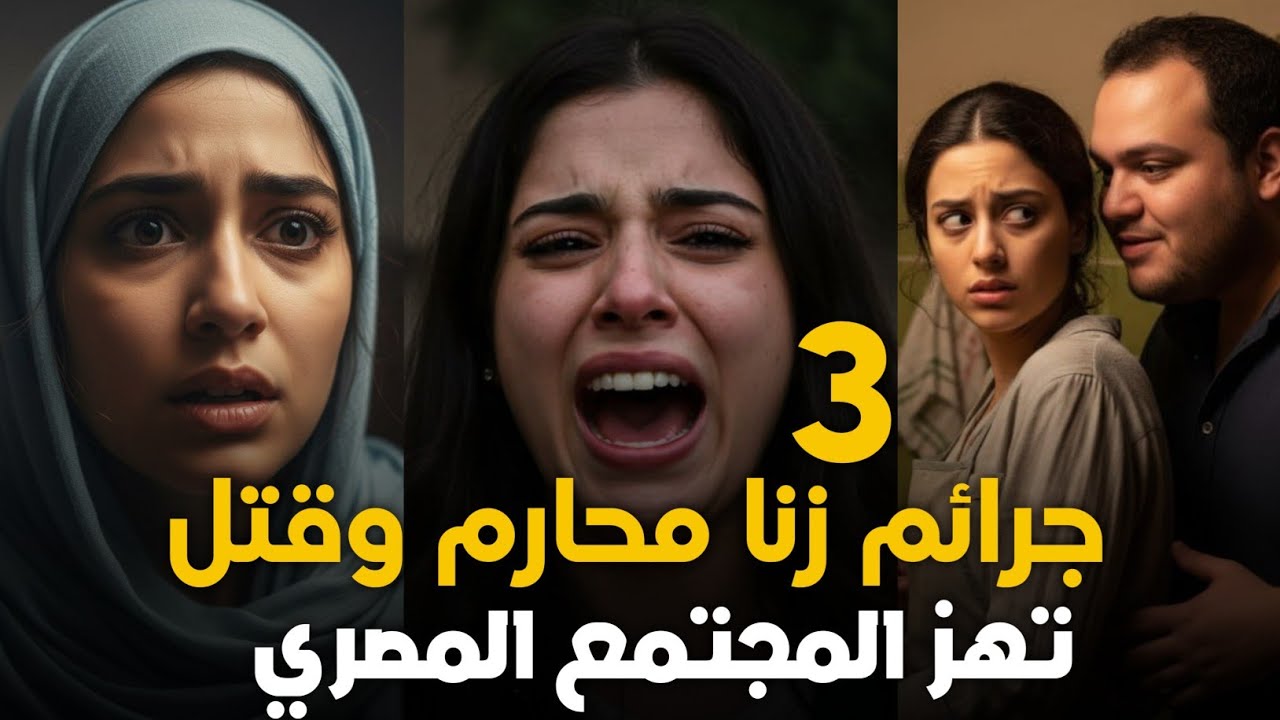 3 جرائم زنا محارم وقتل تهز المجتمع المصري | قصة جريمة حقيقية