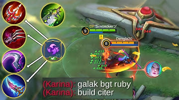 Esmeralda & Karina Dibuat Kena Mental!! Build Terbaik Ruby Yang Pernah Ada | Ruby Best Build