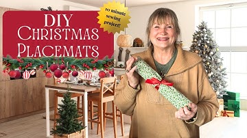 Placemats Christmas Sewing Project: Holiday Placemats
