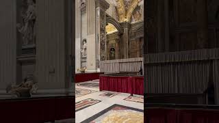 Inside St Peter’s Basilica #travel #romanholiday